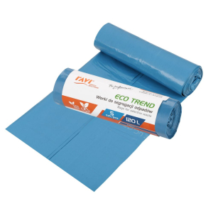 Worki Eco Trend 120L niebieskie na papier 5 sztuk RAVI